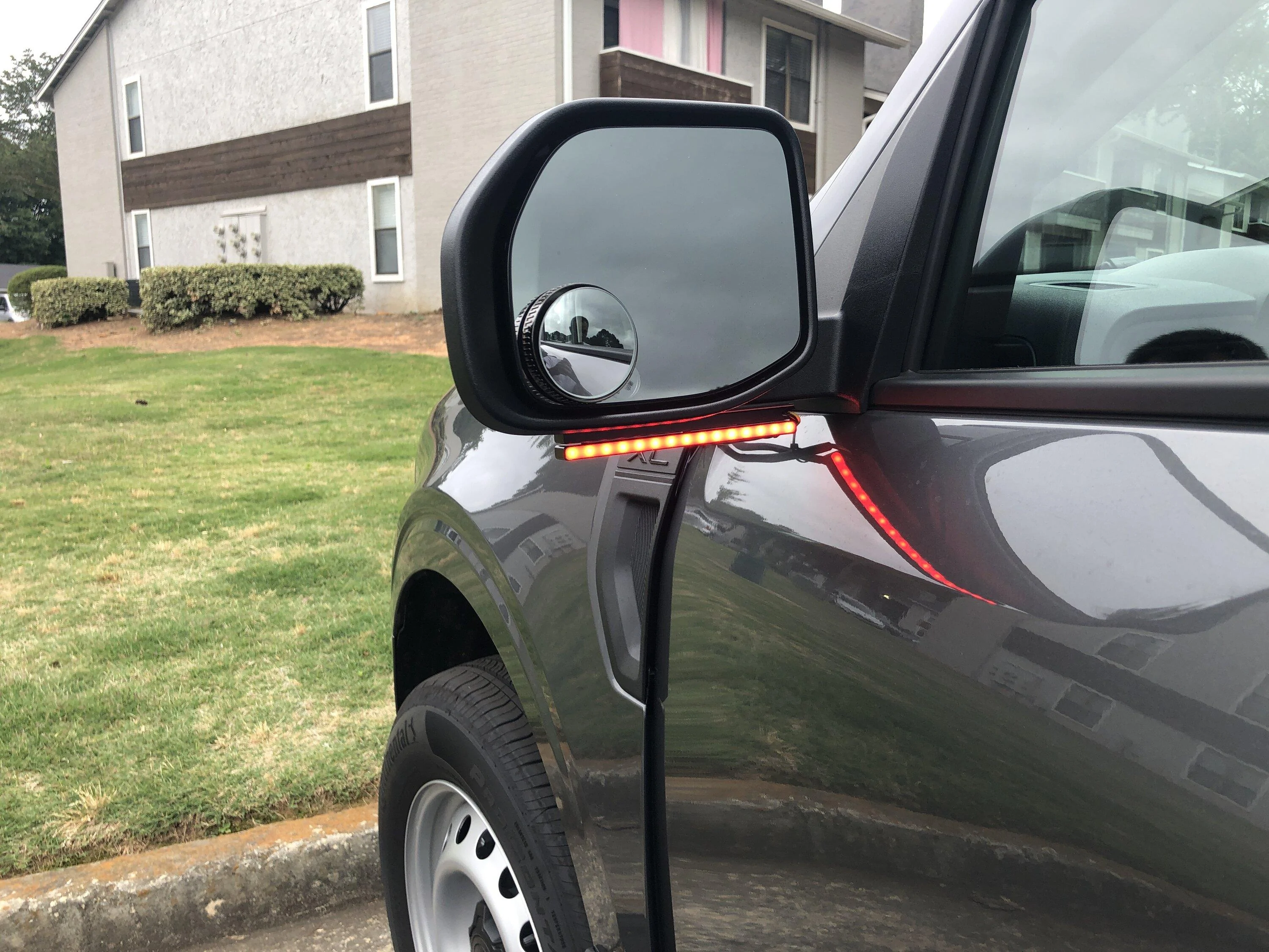 Ford Maverick Added sequential turn signals and DRL to my side mirrors IMG_8628