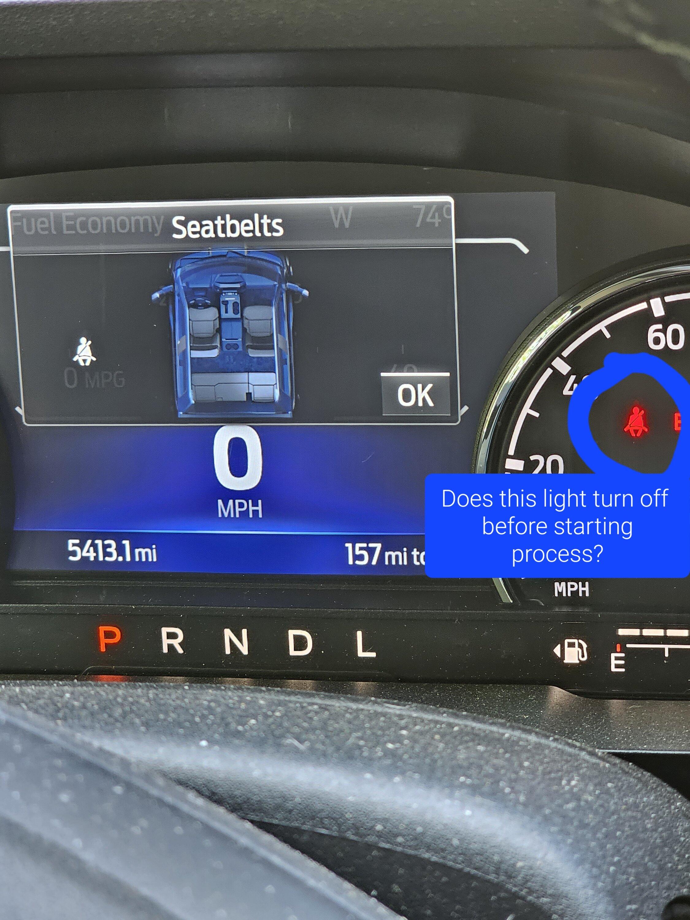 Ford Maverick How to: Deactivate Seat Belt Chime / Dinger (Confirmed to Work) 20230530_104512