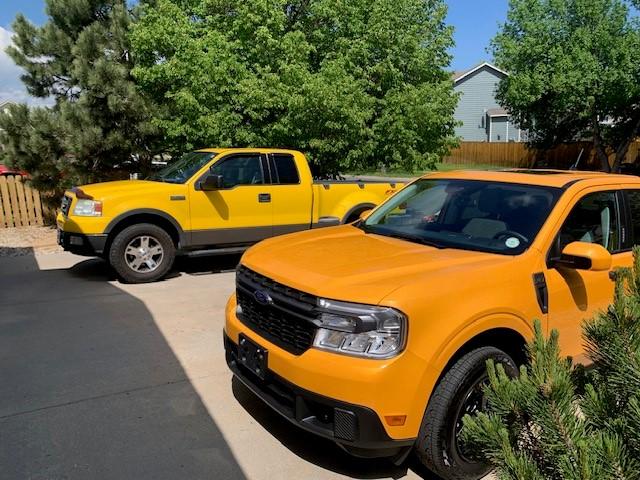 Ford Maverick CYBER ORANGE Maverick Photos Thread yellow