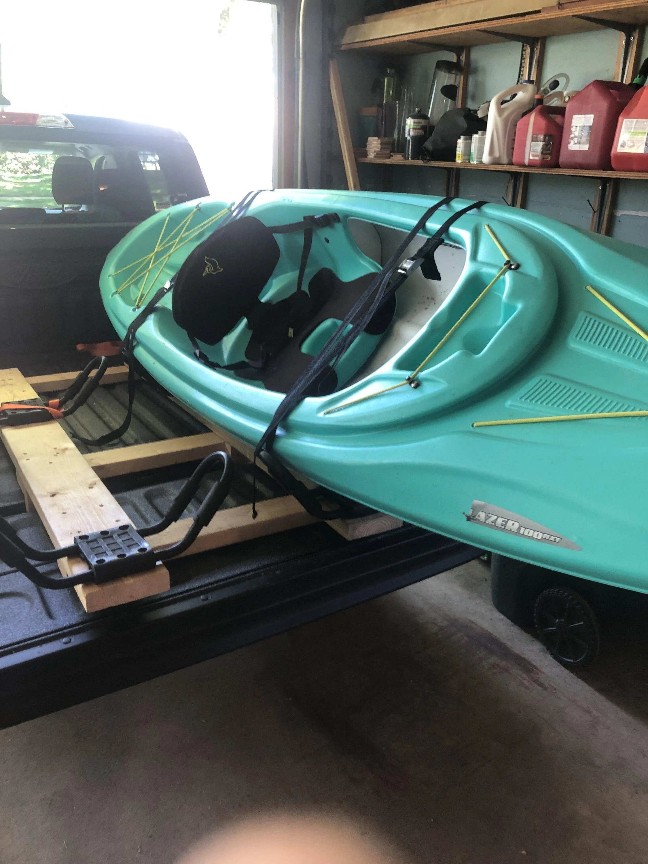 Ford Maverick Homemade double Kayak sled (bed mounted) IMG_9399