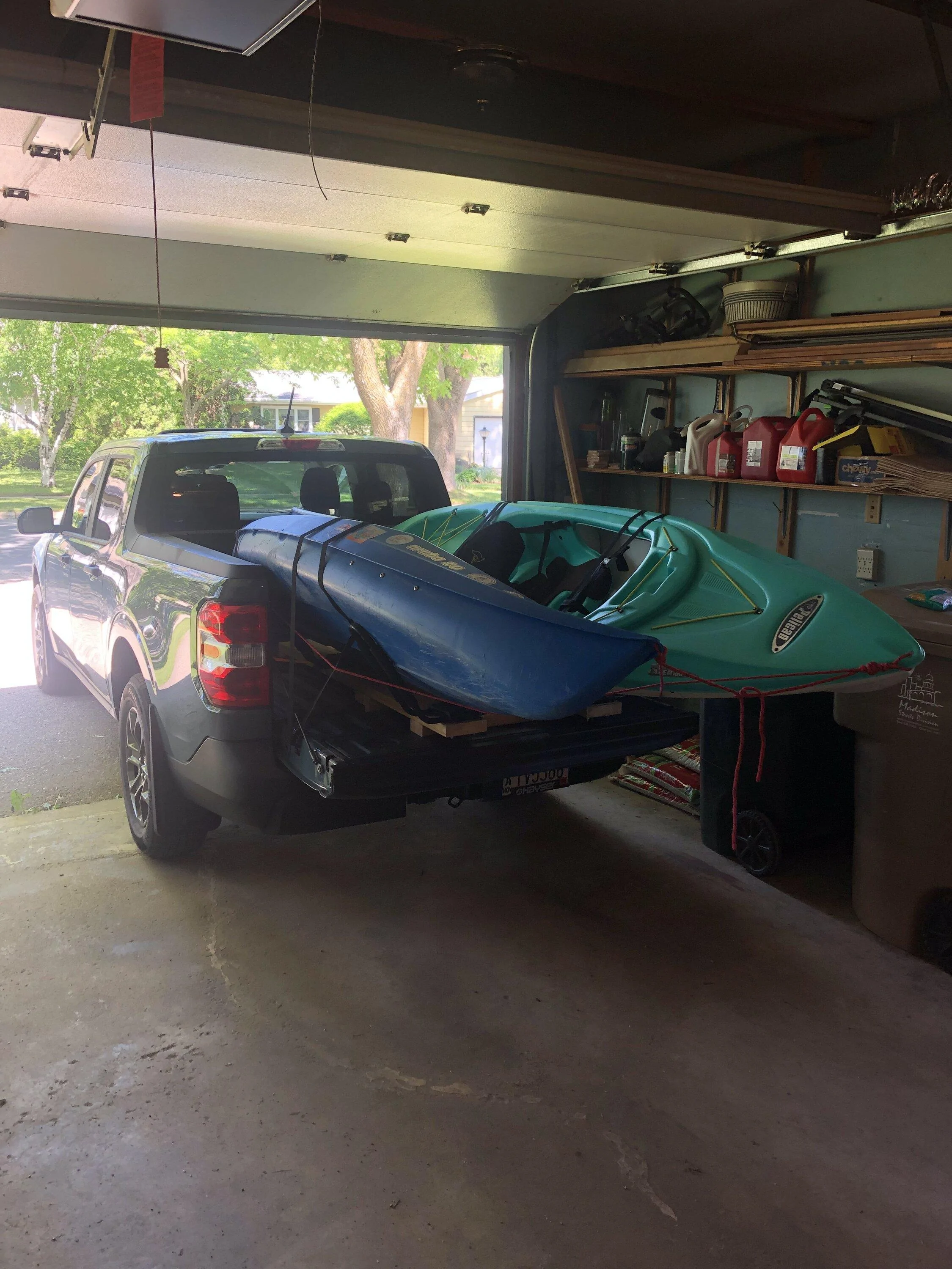 Ford Maverick Homemade double Kayak sled (bed mounted) IMG_9400