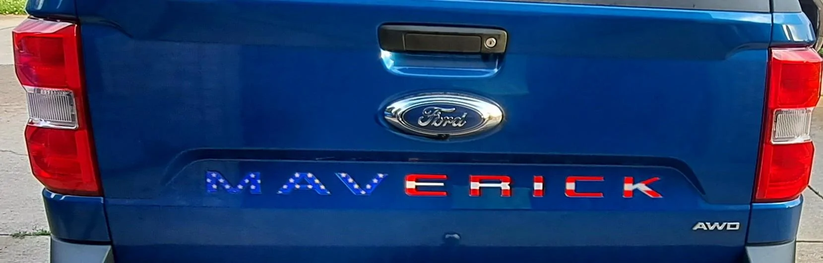 Ford Maverick Today I joined the tail gate lettering club 20230531_191840
