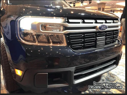 Ford Maverick INSTALLED: Front Window Tint and Headlight "Eyelid" Kit on Cactus Grey FX4 1685646966440