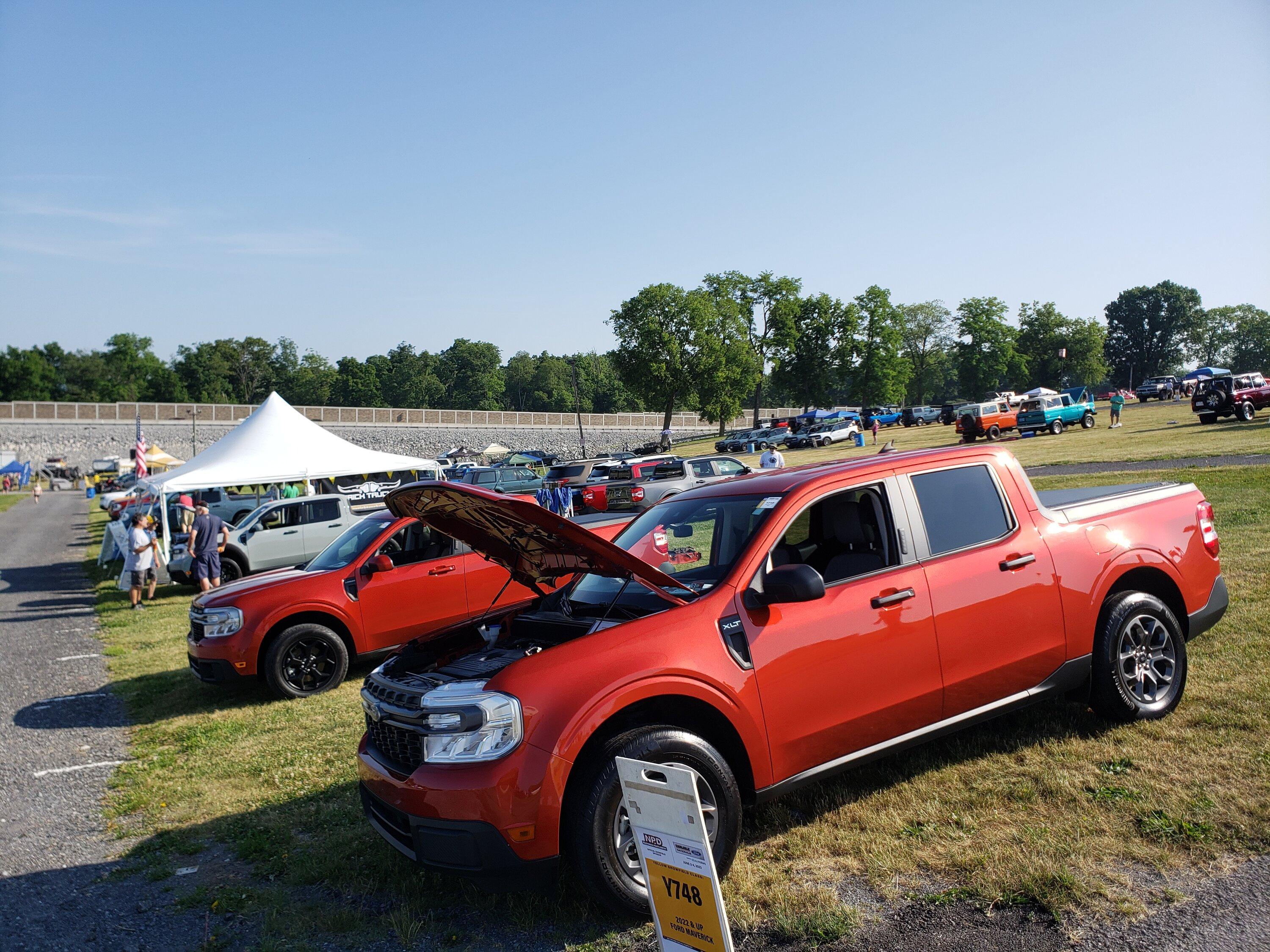 Ford Maverick MAVERICKS at 2023 CARLISLE FORD NATIONALS 20230602_085158