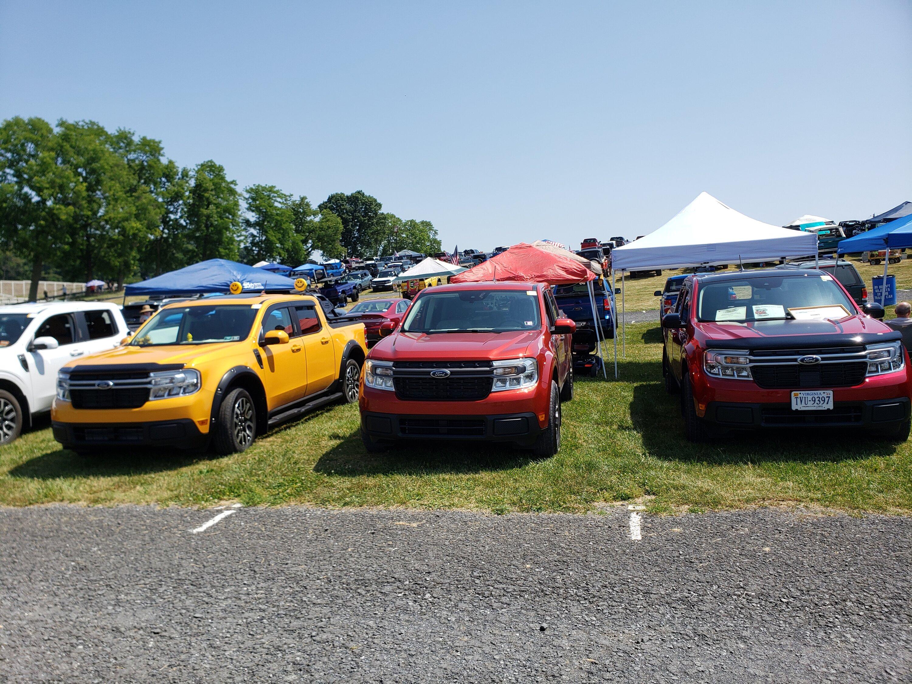 Ford Maverick MAVERICKS at 2023 CARLISLE FORD NATIONALS 20230602_114140