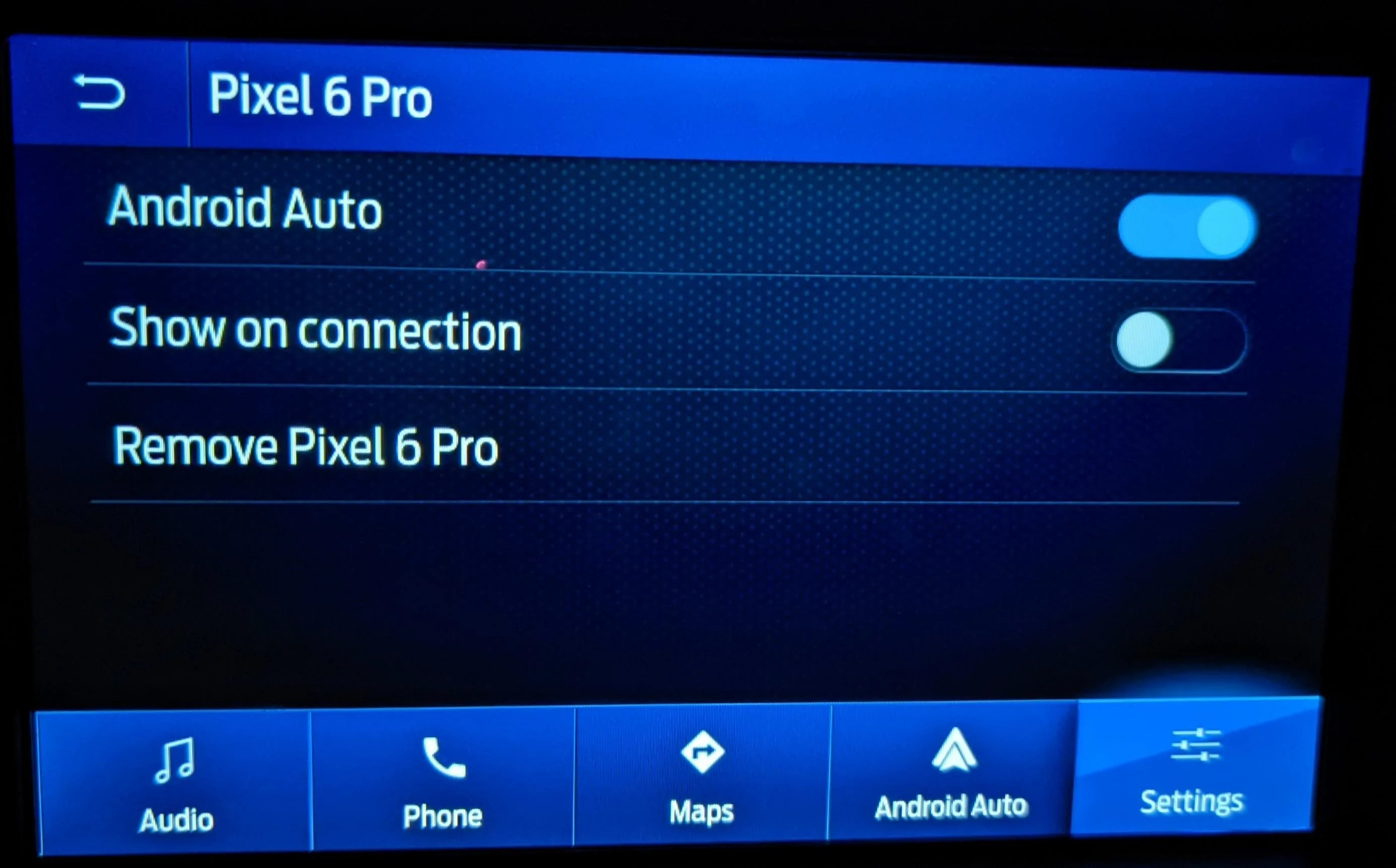 Ford Maverick completely wireless Android Auto PXL_20230603_055645141