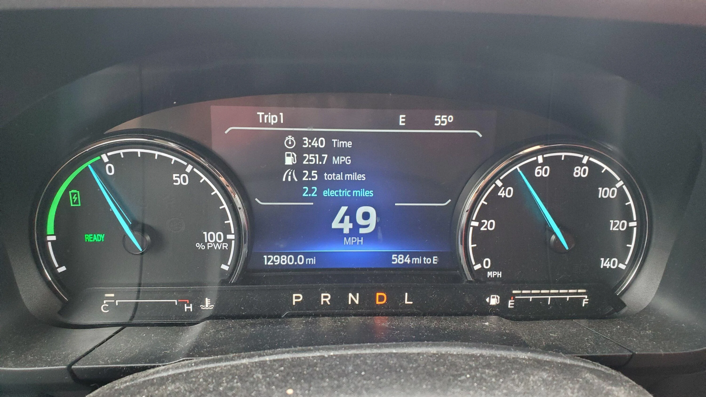 Ford Maverick What's Your Personal Best Fuel Economy? 20221001_101935
