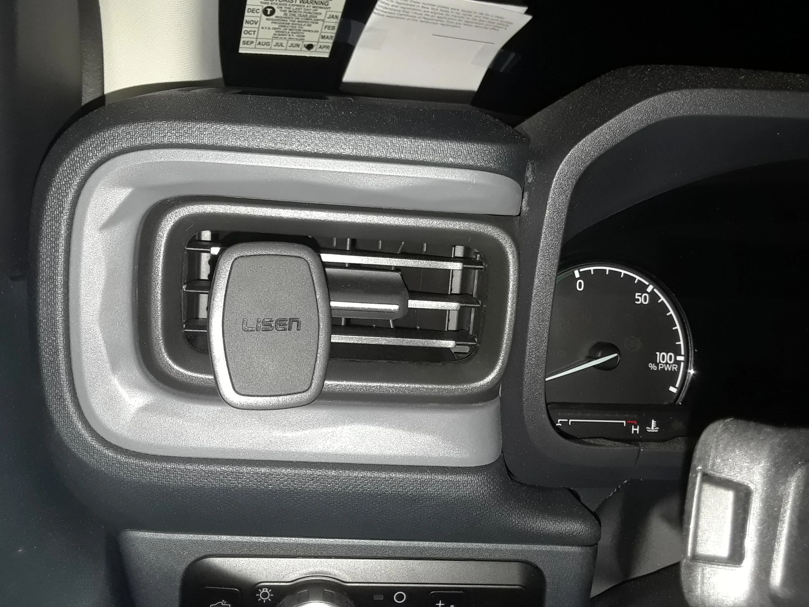 Ford Maverick I Found A Better, More Convenient Place To Mount Cell Phone Besides Cubby 20230603_214154
