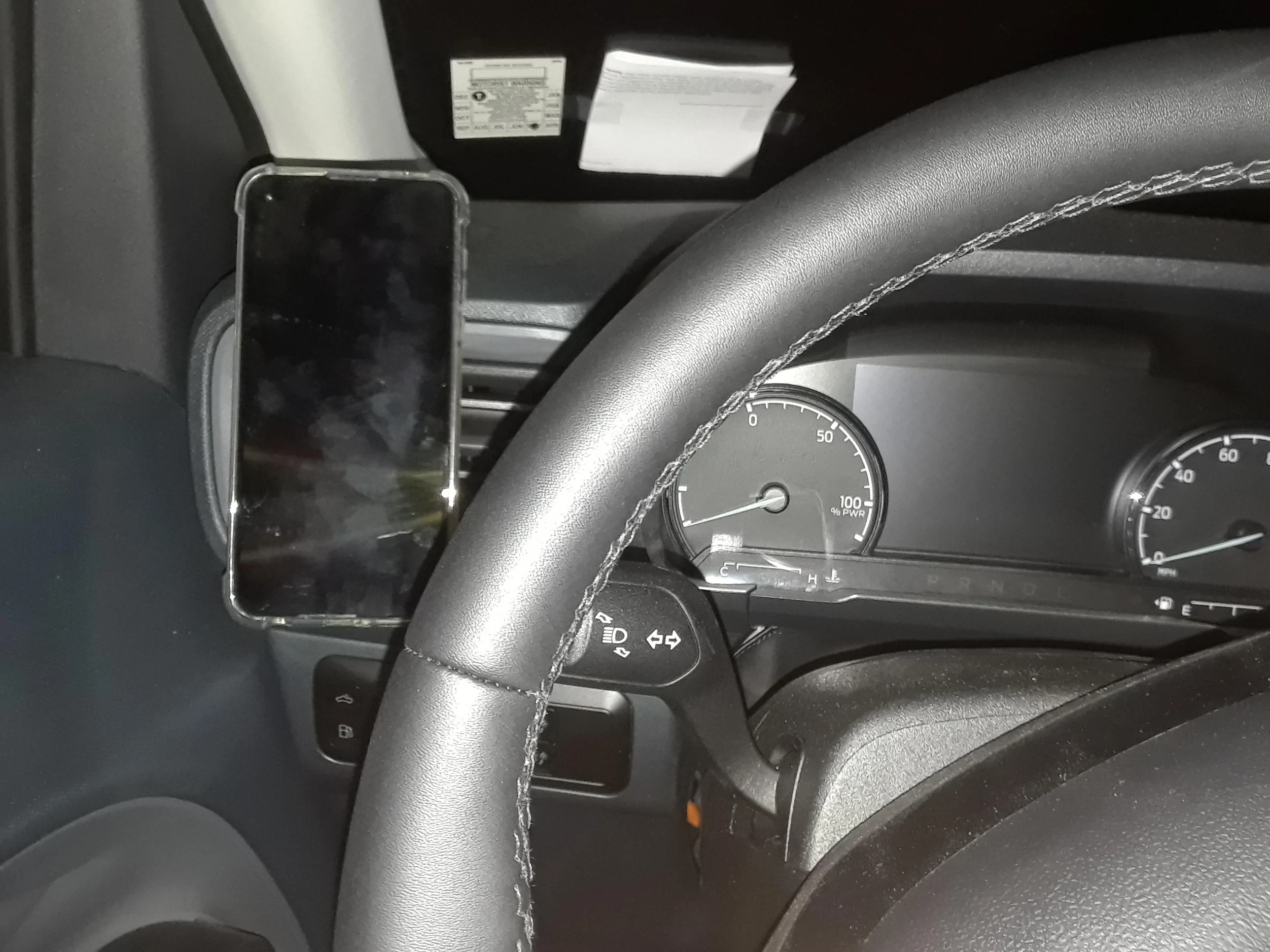 Ford Maverick I Found A Better, More Convenient Place To Mount Cell Phone Besides Cubby 20230603_213857