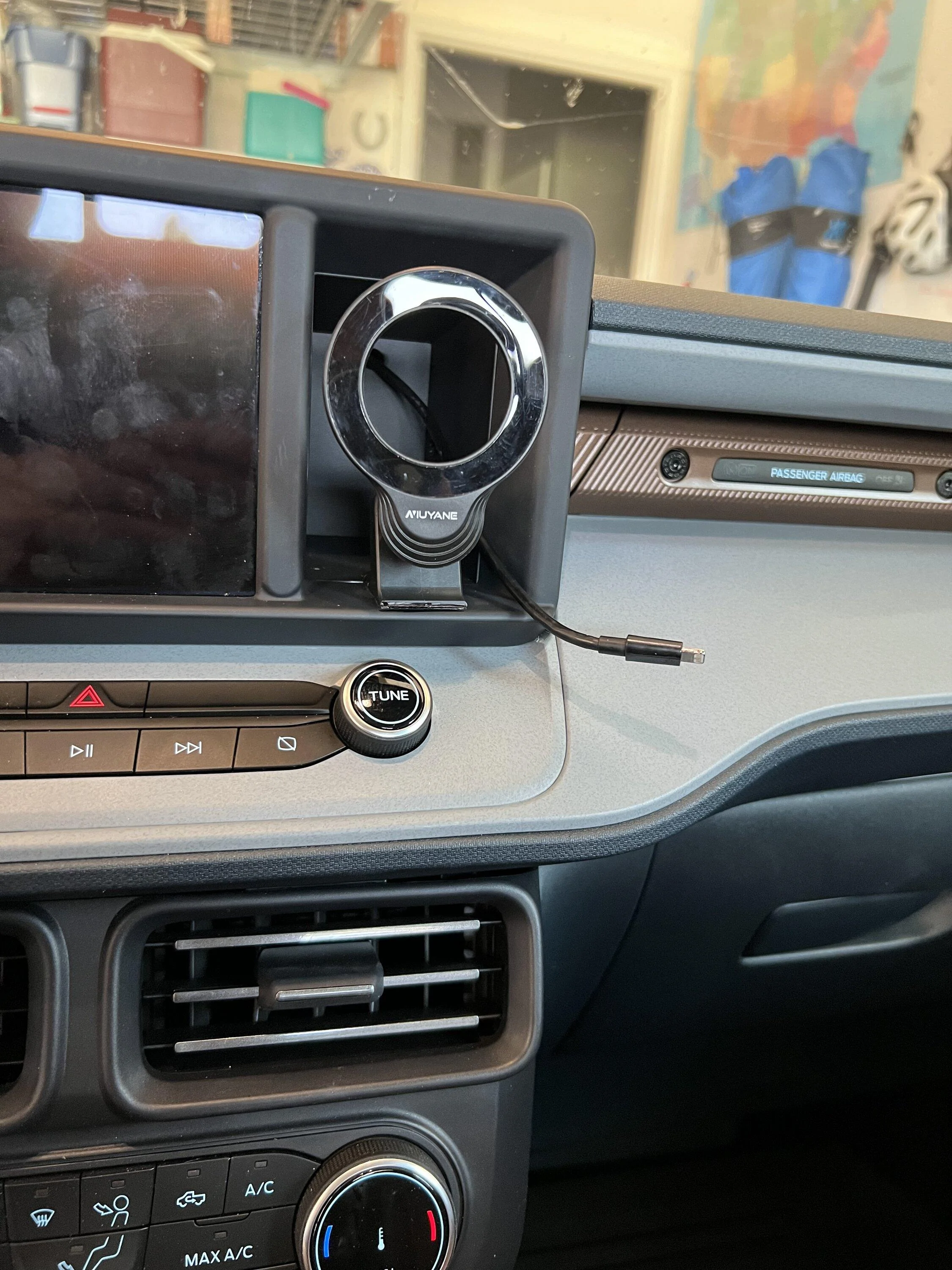 Ford Maverick I Found A Better, More Convenient Place To Mount Cell Phone Besides Cubby D01B0235-CFB3-4CA6-89AB-D460272EDFE2