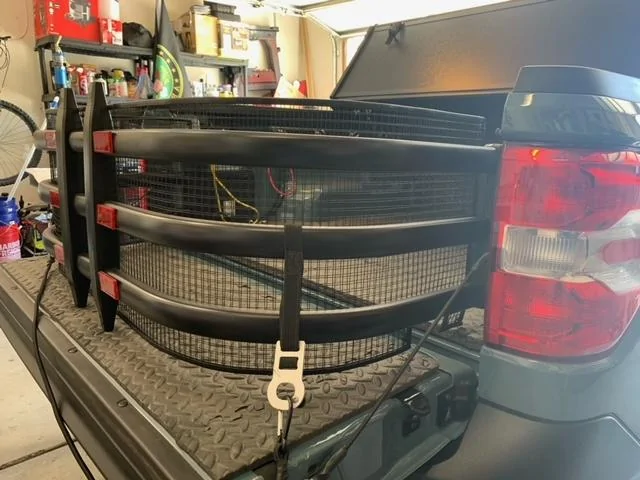 Ford Maverick Bed Extender Hack (prevents things from sliding off the bed) 3