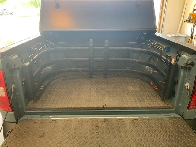 Ford Maverick Bed Extender Hack (prevents things from sliding off the bed) 4