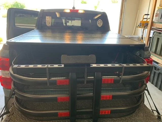 Ford Maverick Bed Extender Hack (prevents things from sliding off the bed) 11