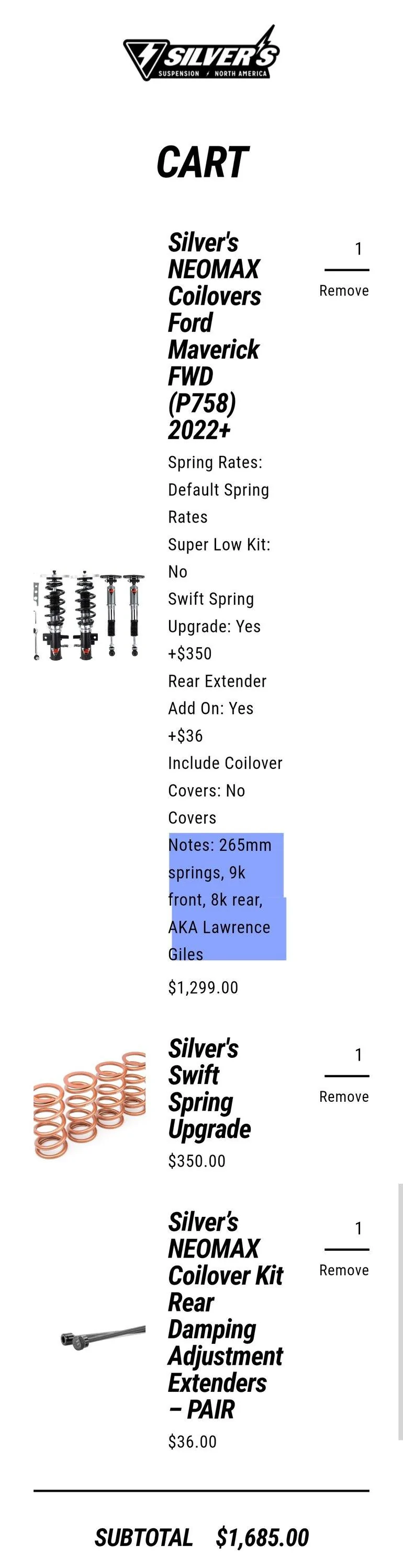 Ford Maverick Silver's Na Neomax Coilovers FINALLY Dialed In! Screenshot_20230604_163732_Chrom