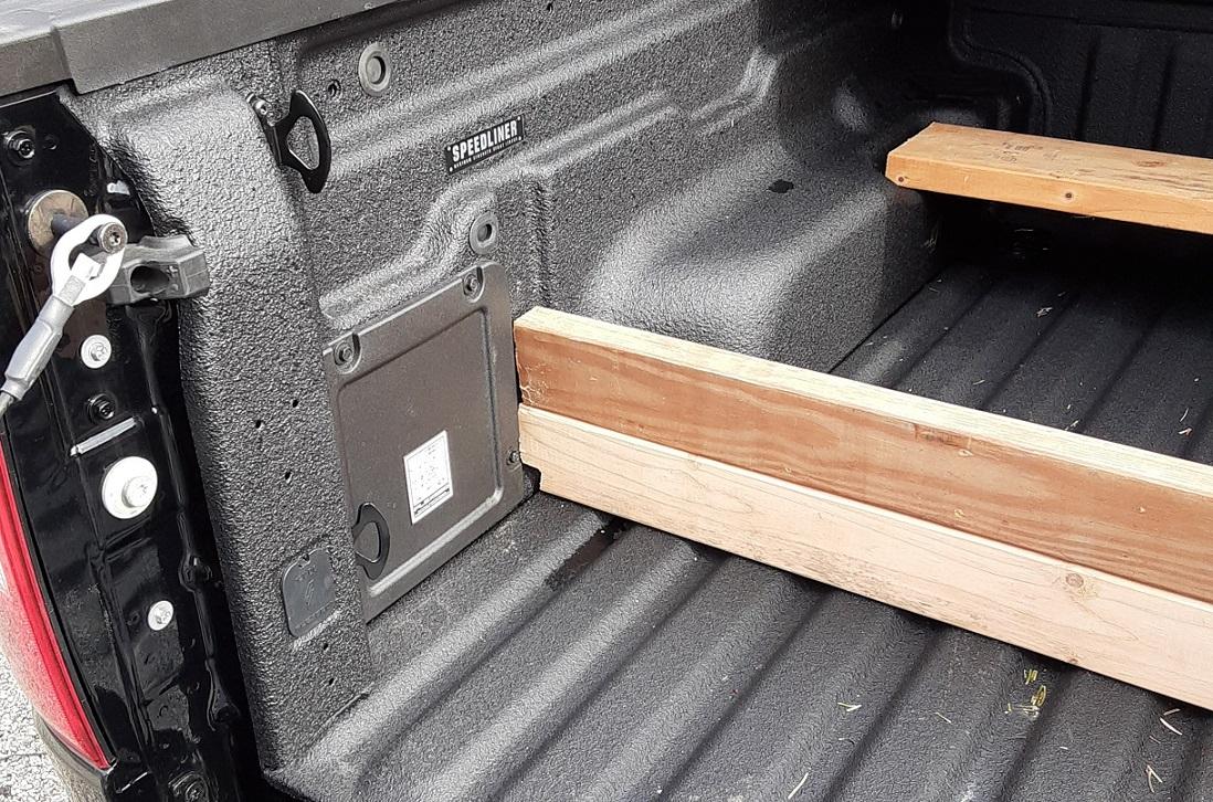Ford Maverick Tailgate height adjustment Set up to haul long stuff