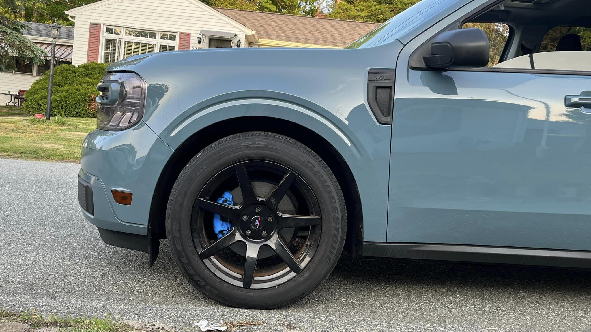 Ford Maverick Bmavel's lowered Area 51 XL 4k tow build mav brakes