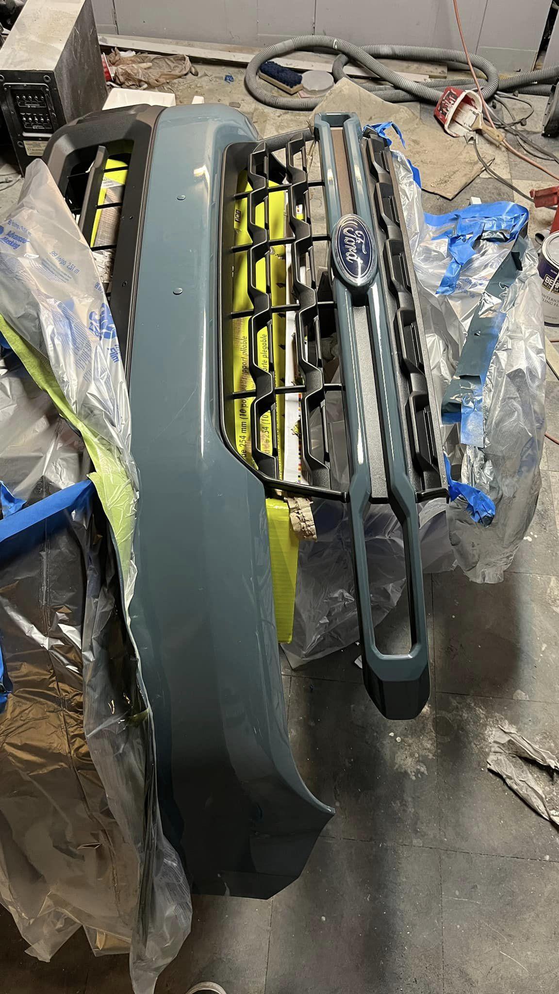 Ford Maverick Bmavel's lowered Area 51 XL 4k tow build grill bar painted