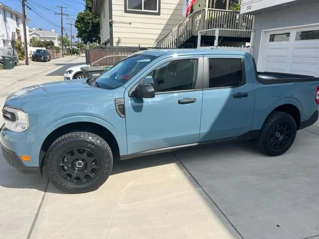 Ford Maverick 245/65/17 Toyo Open Country AT III tires + Method 502 wheels installed IMG_7318
