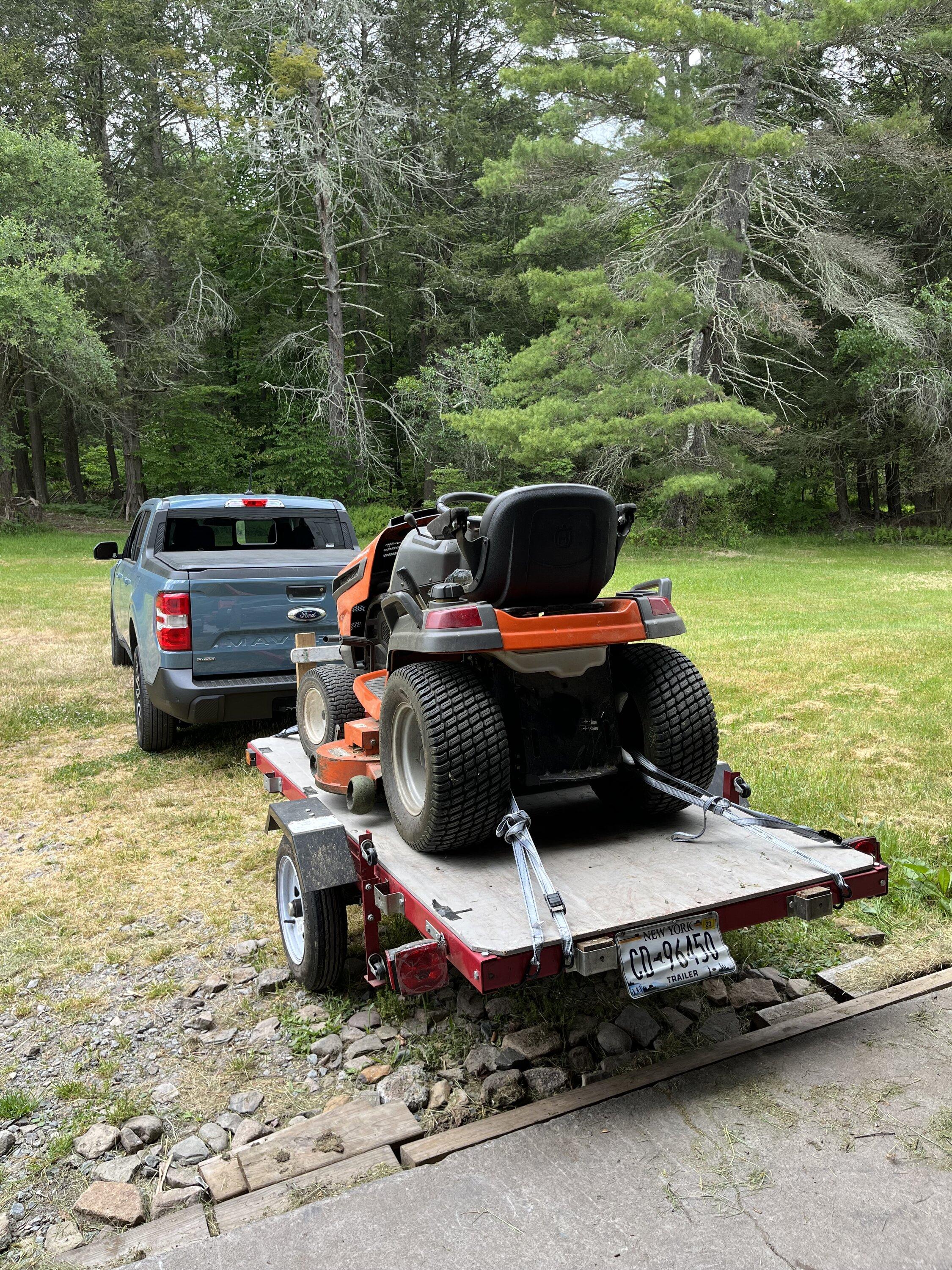 Ford Maverick First “trailer” haul. 1686058574022