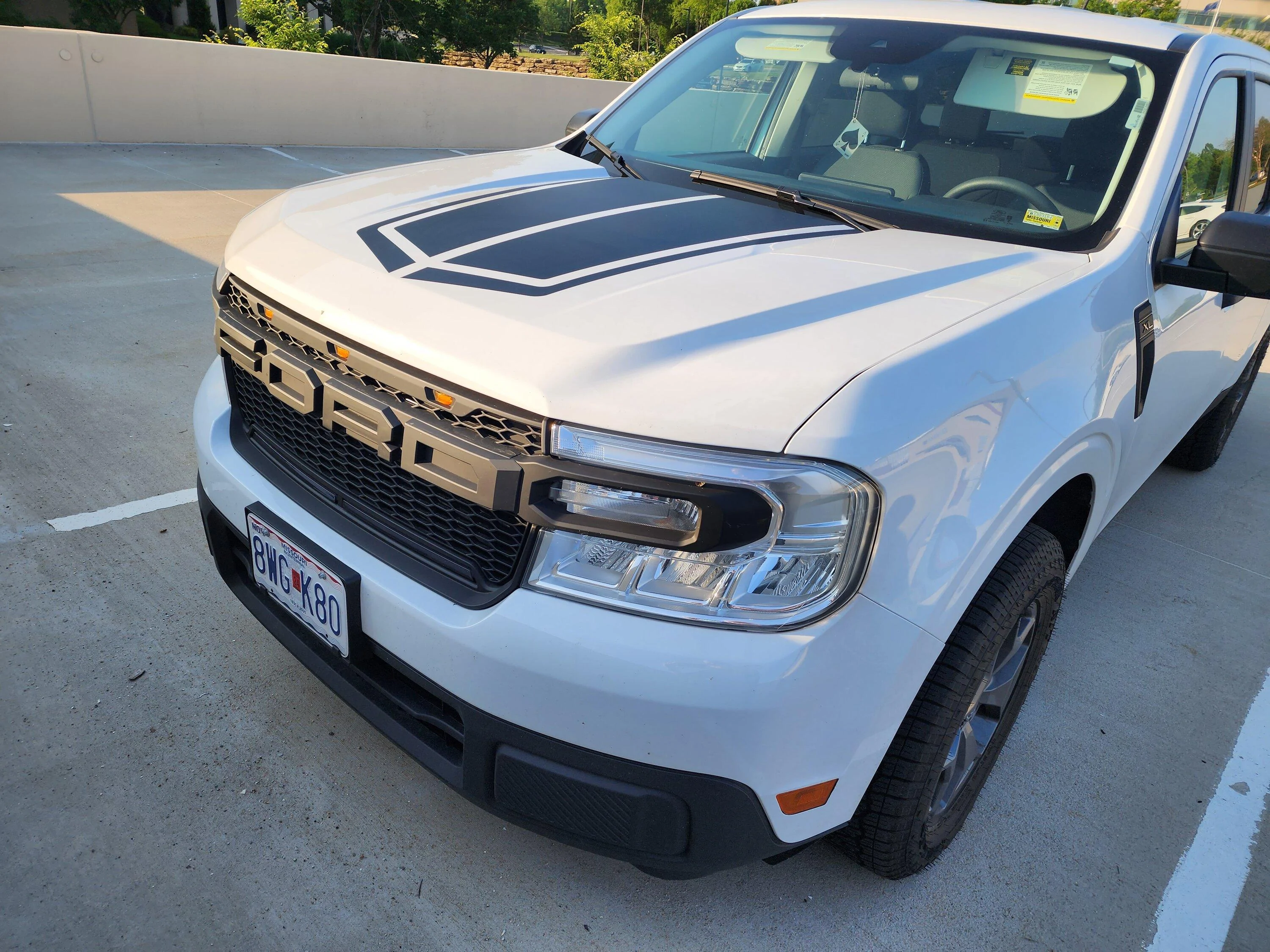 Ford Maverick Hood and side decals for my HPR Maverick 20230607_073544