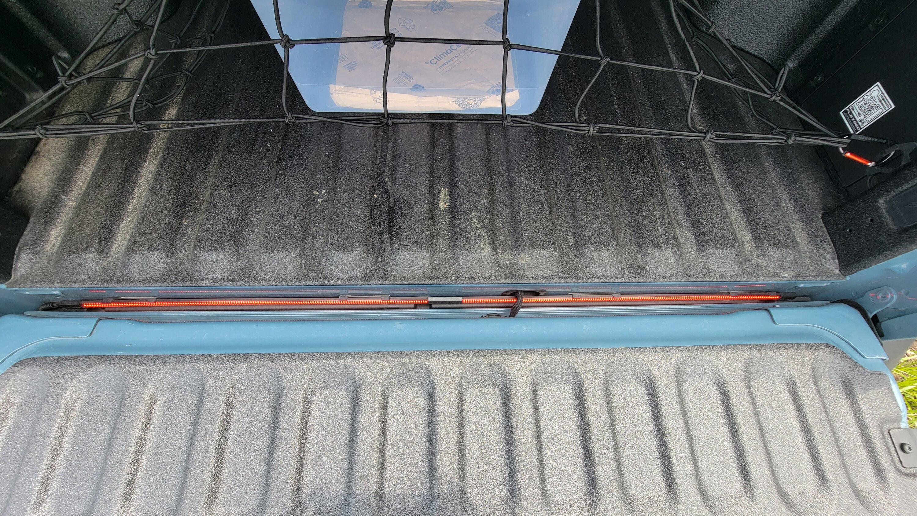 Ford Maverick Ford LED Tailgate Lightbar Installed 20230608_123228
