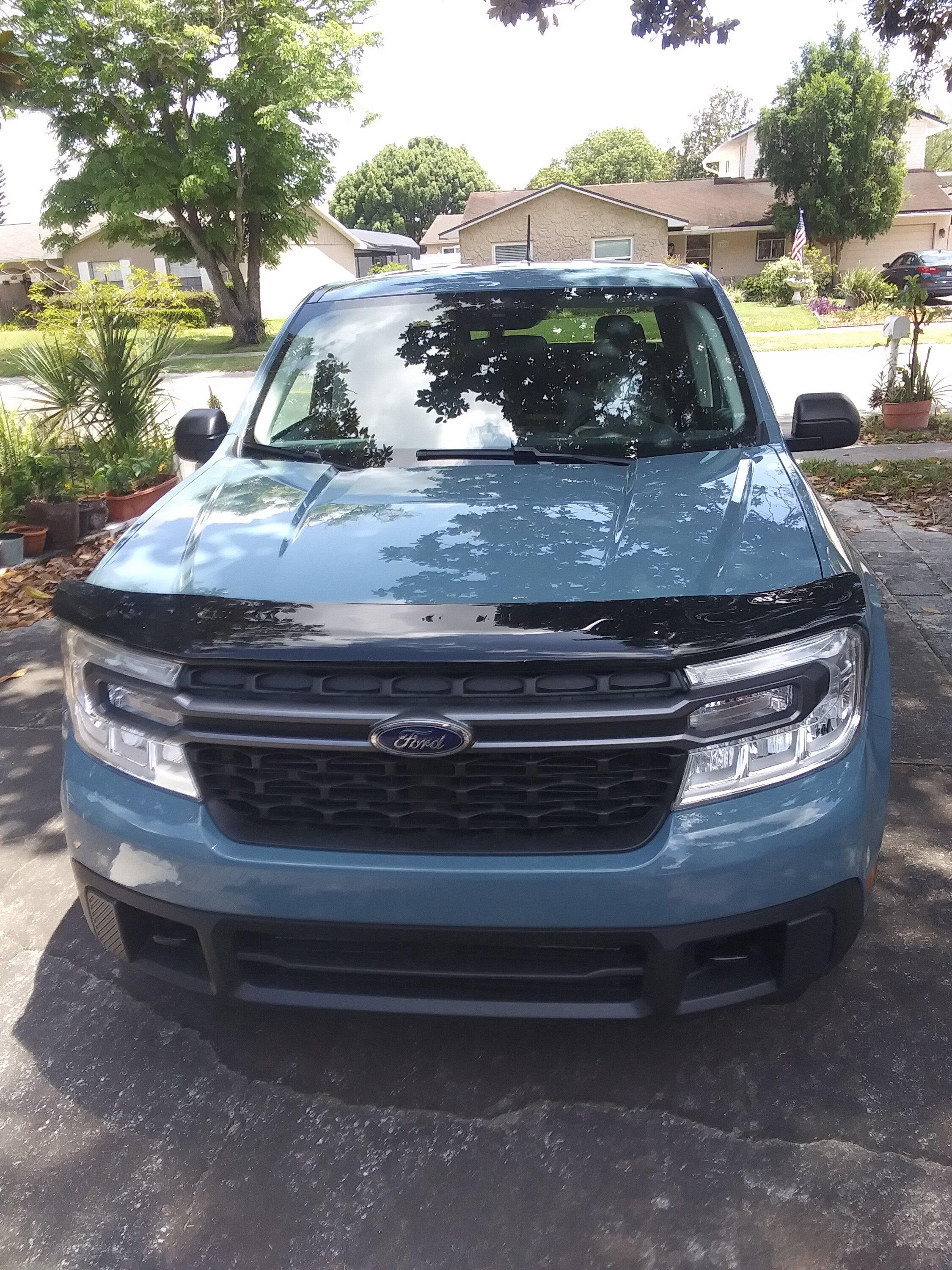 Ford Maverick Has anyone RECENTLY purchased a AVS Bugflector II? (now installed update) 20220509_141016