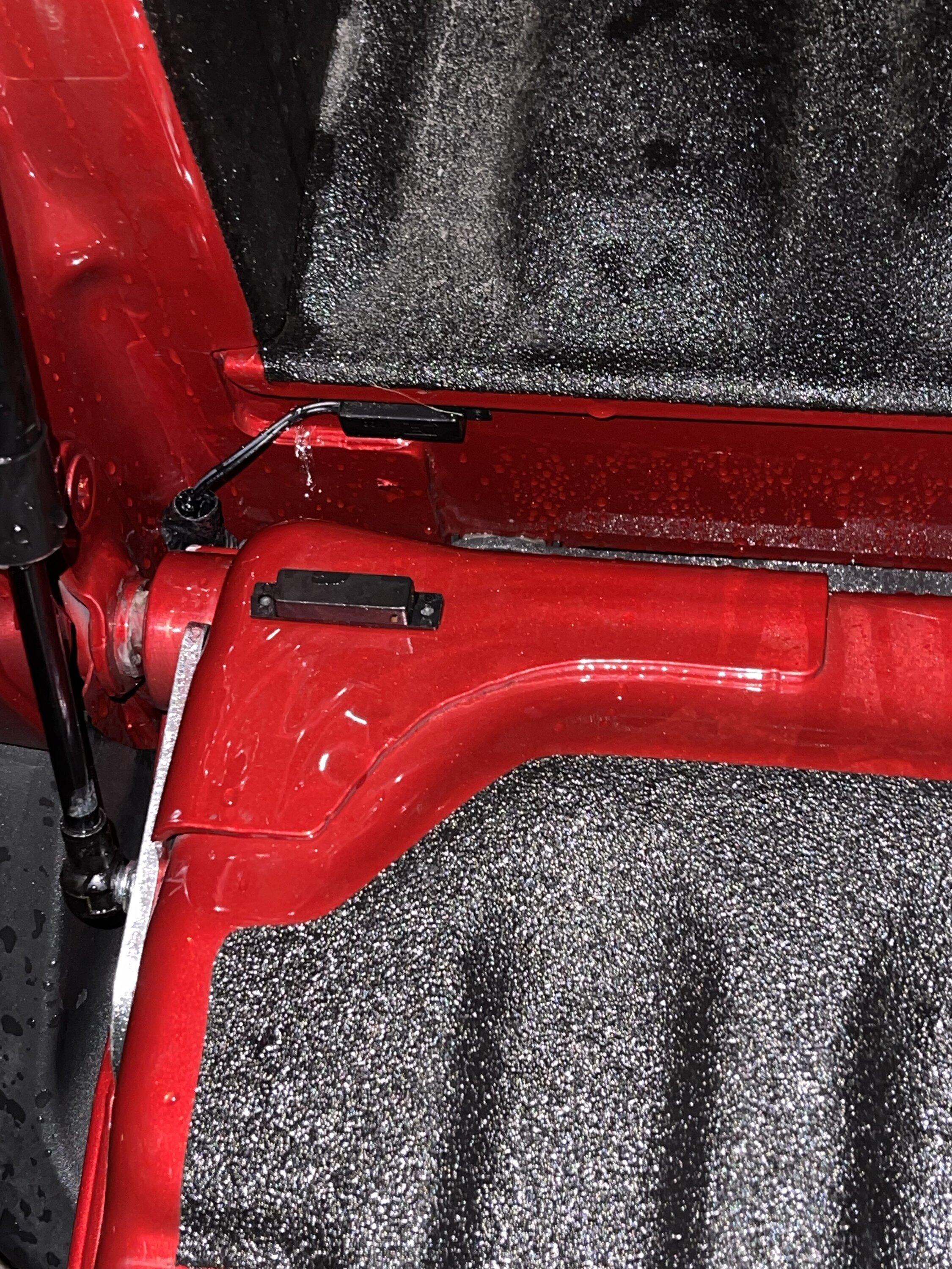 Ford Maverick NiLight 60” LED bed light kit installed with tailgate magnetic switch IMG_6066