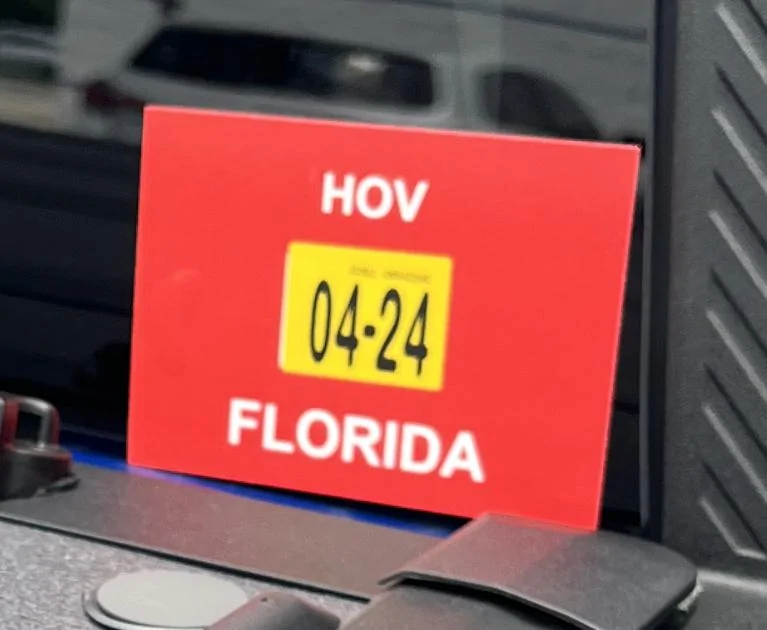 Ford Maverick South Florida Hybrid owners save on tolls Florida HOV Sticker