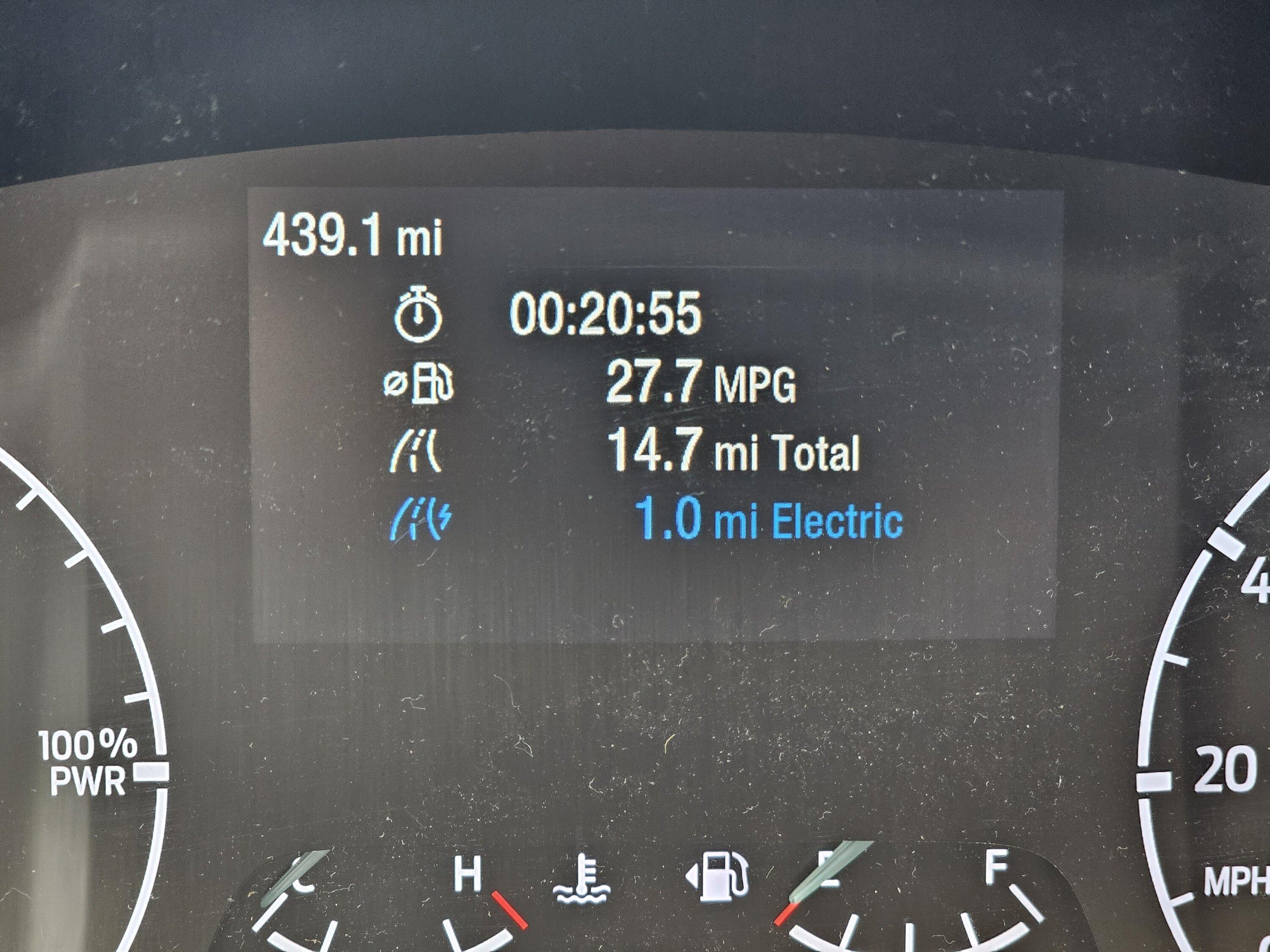 Ford Maverick Best MPG yet...but 20230611_180651