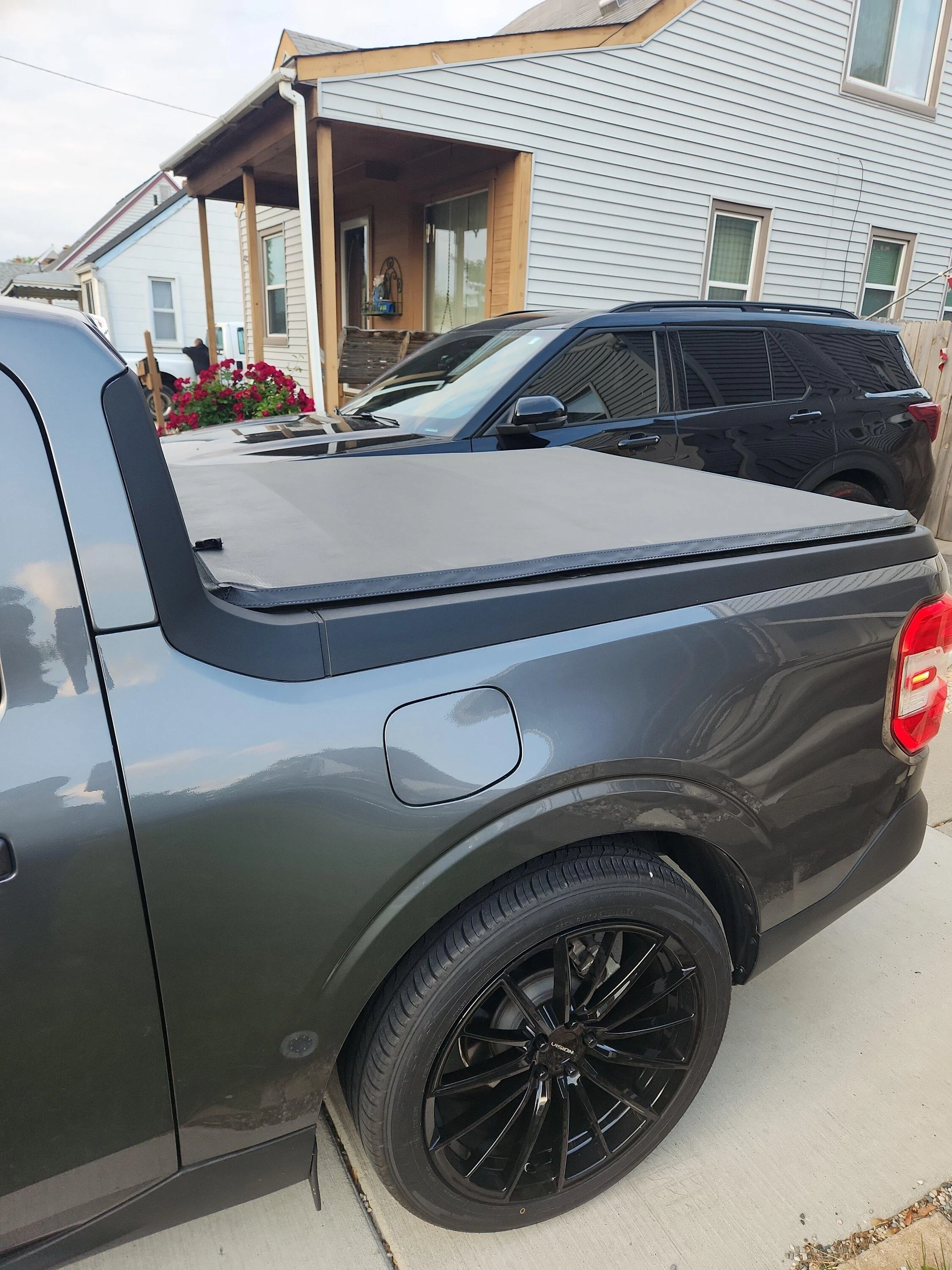 Ford Maverick Fender Flares on Lowered Maverick IMG_20230612_201814_01