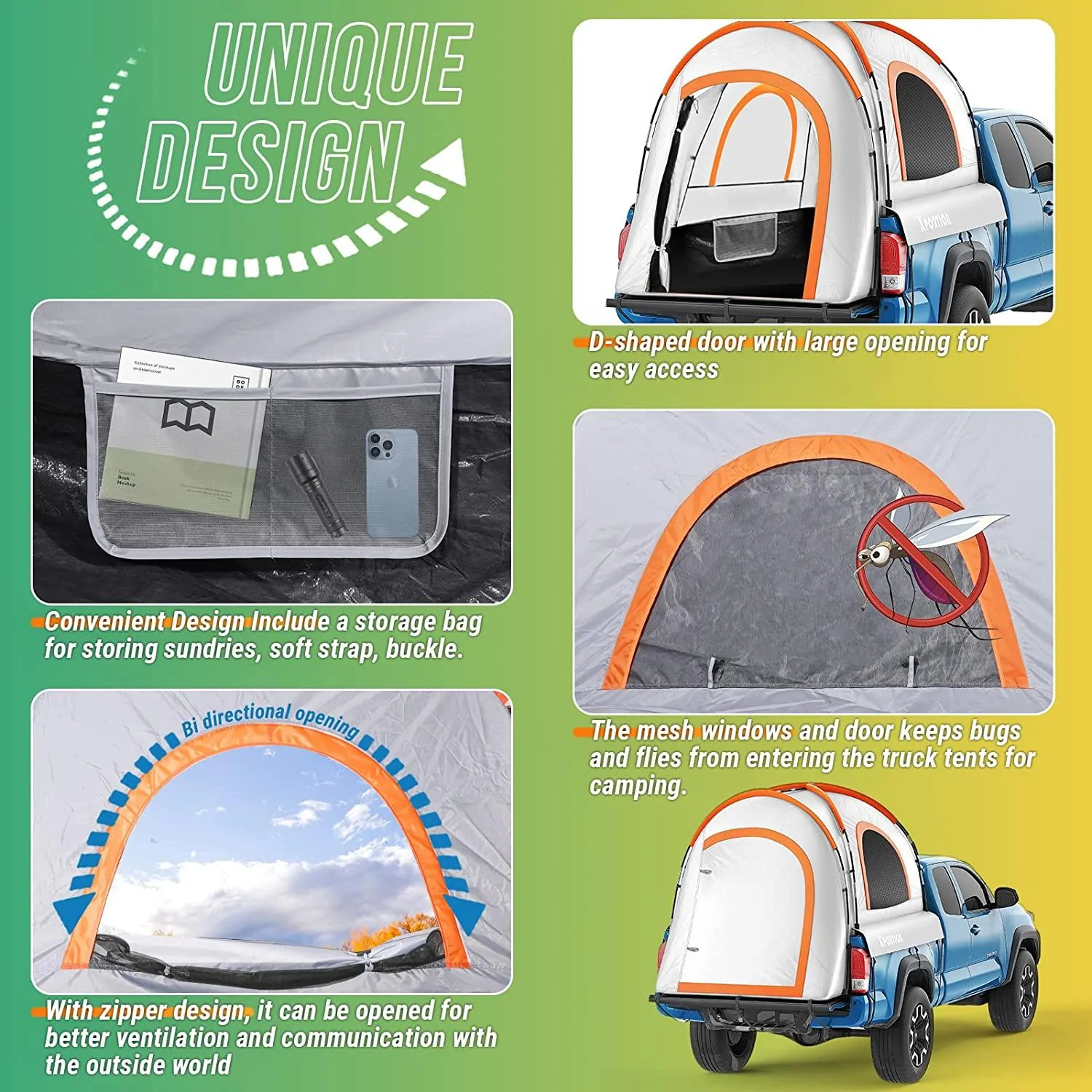 Ford Maverick Truck Bed Tent by Exportion - New tent3