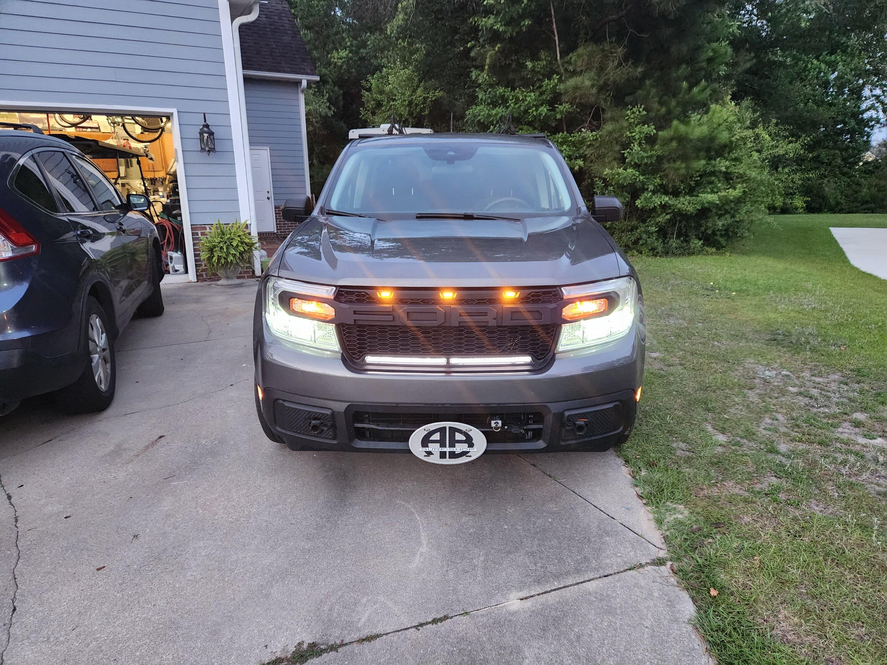 Ford Maverick Raptor Grille Installed A848CEC0-4F91-46B3-B3AE-D5C54F6BFD4F