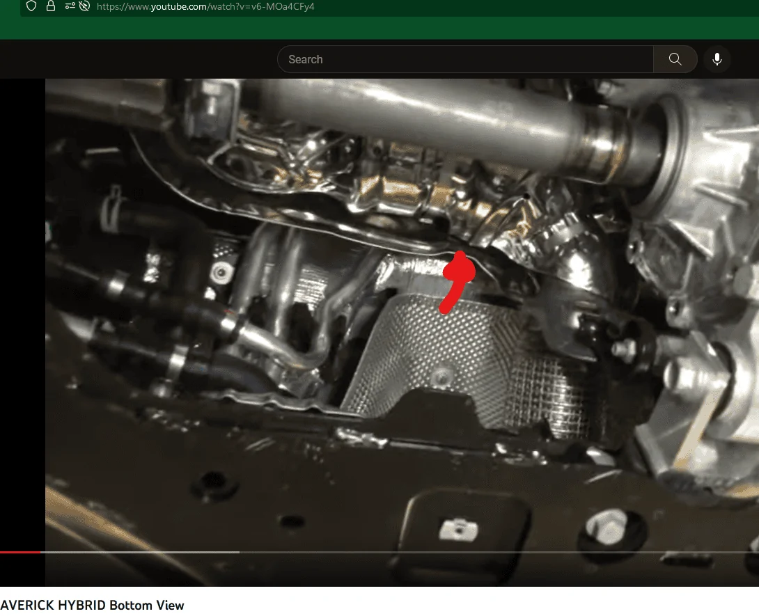 Ford Maverick Hybrid Maverick Underbody / Undercarriage Video hybridcat