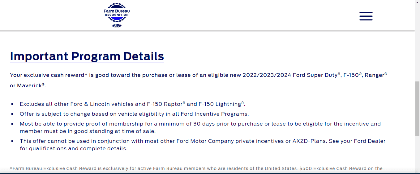 Ford Maverick XPlan plus Farm Bureau? 1686793885047