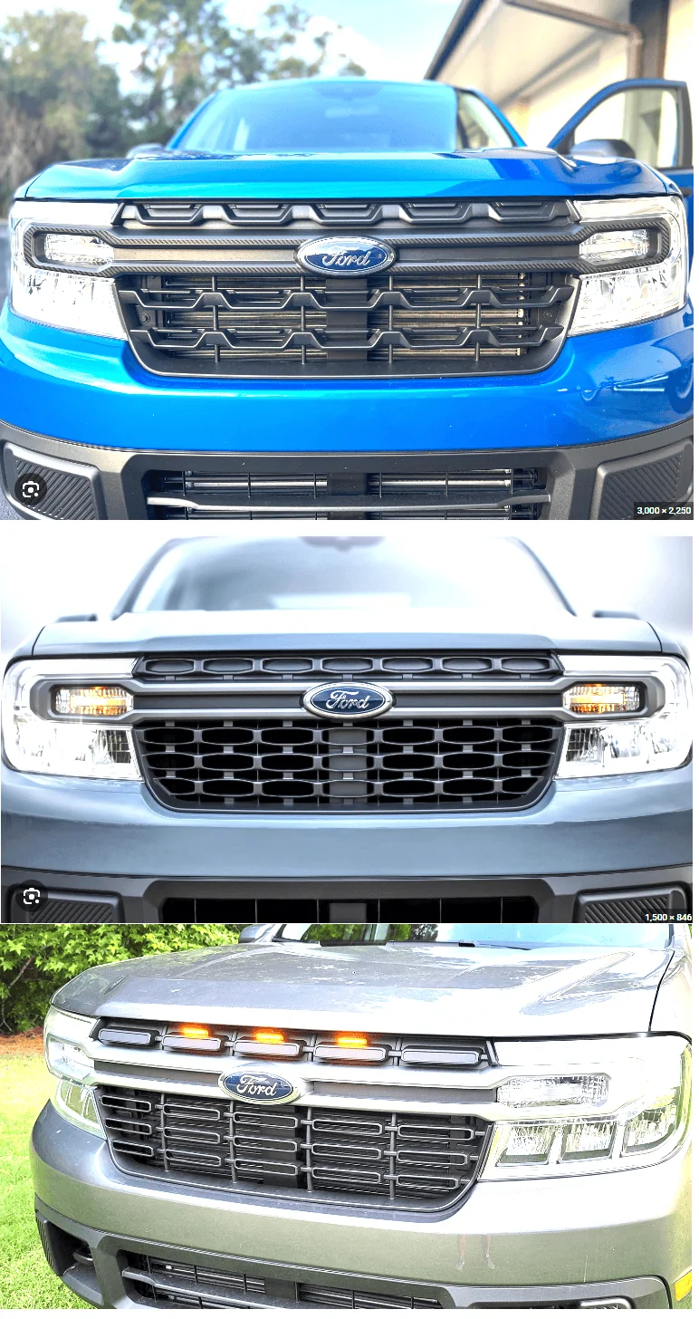Ford Maverick Maverick Grill Variations maverick grill