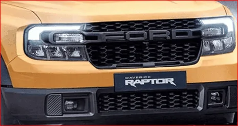 Ford Maverick Raptor Grille Installed Captur