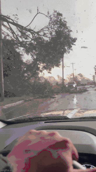 Ford Maverick My Maverick escaped a tornado! 7pobcp