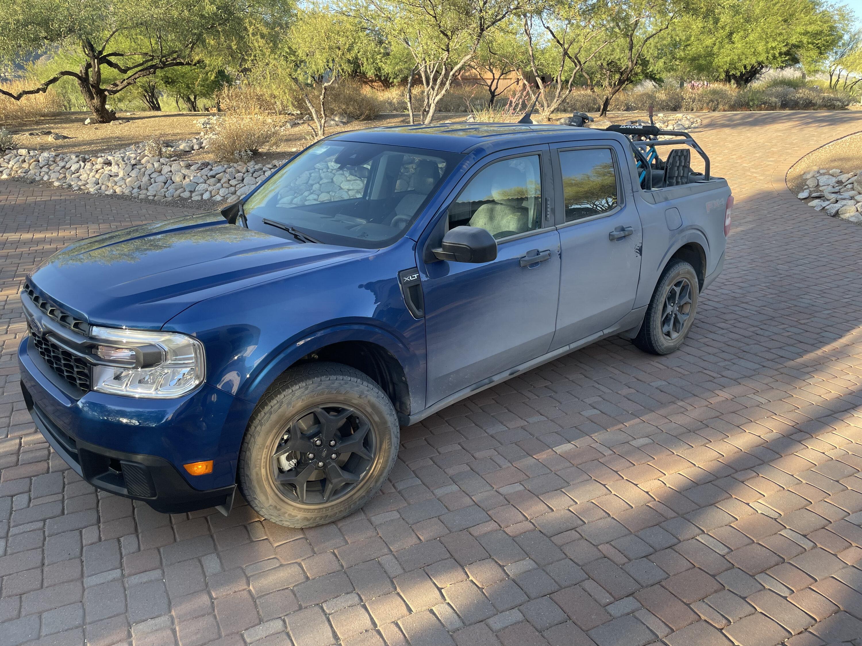 Ford Maverick FX4 Offroad with RTT and Tuffstuff Bed Rack + Video Footage Mav Dirty
