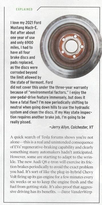 Ford Maverick Any Aftermarket Brake Rotors Out There Yet ? Scan