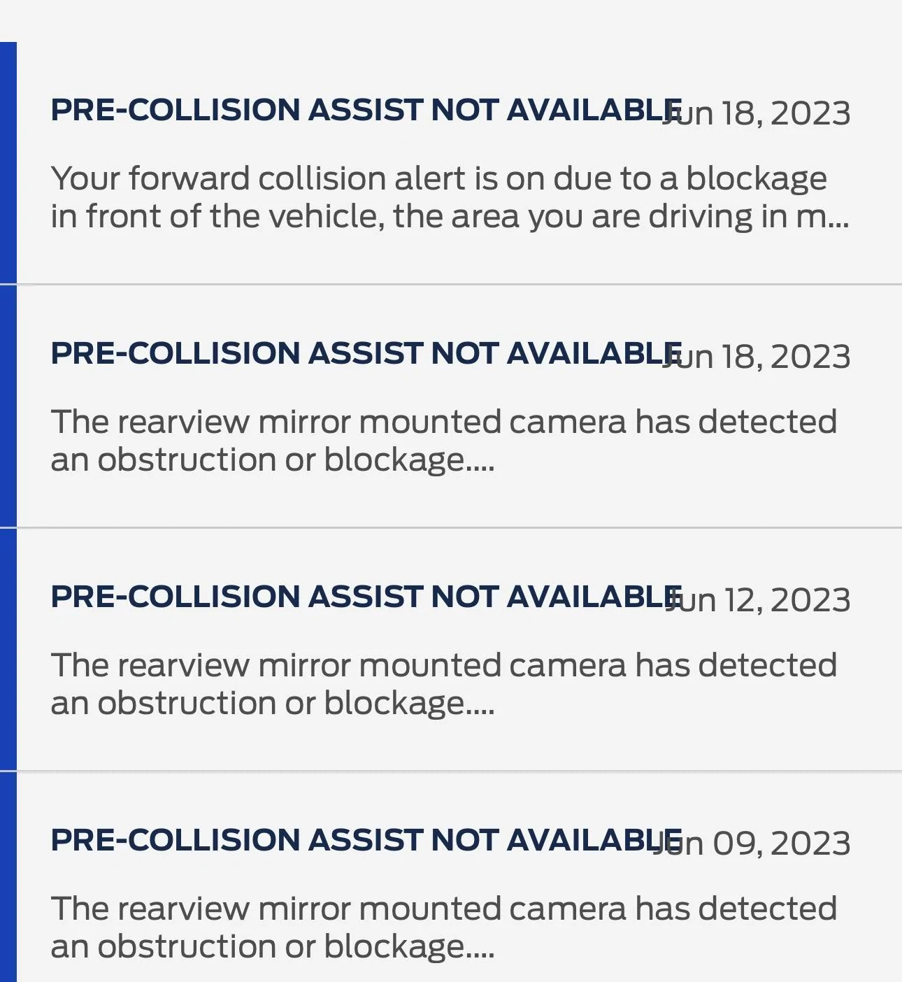 Ford Maverick Pre-collision sensor/Adaptive cruise not available IMG_4281