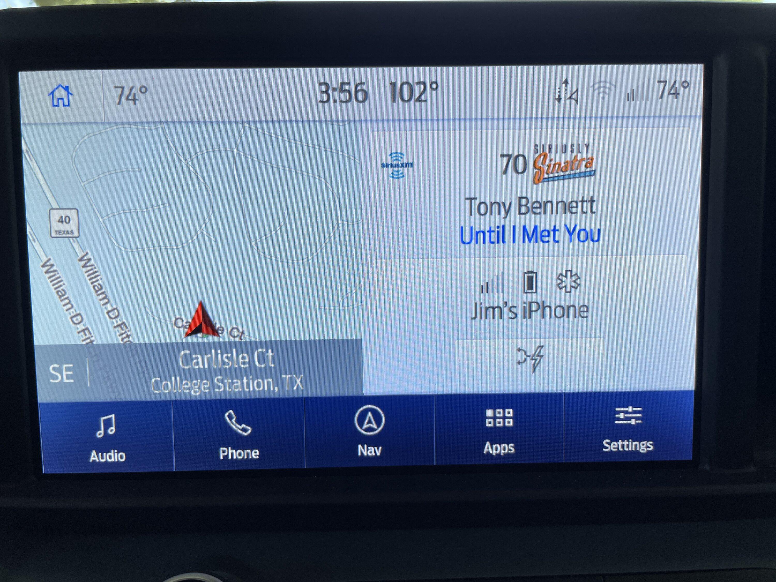 Ford Maverick Dual Zone Temperature Readings IMG_2248