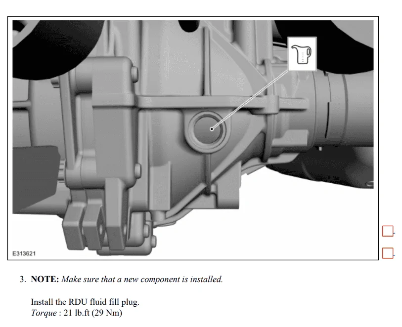 Ford Maverick Rear FX4 Differential Fluid rear diff4