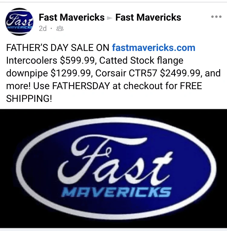 Ford Maverick BIG discounts on Fast Mavericks products 1687349883289