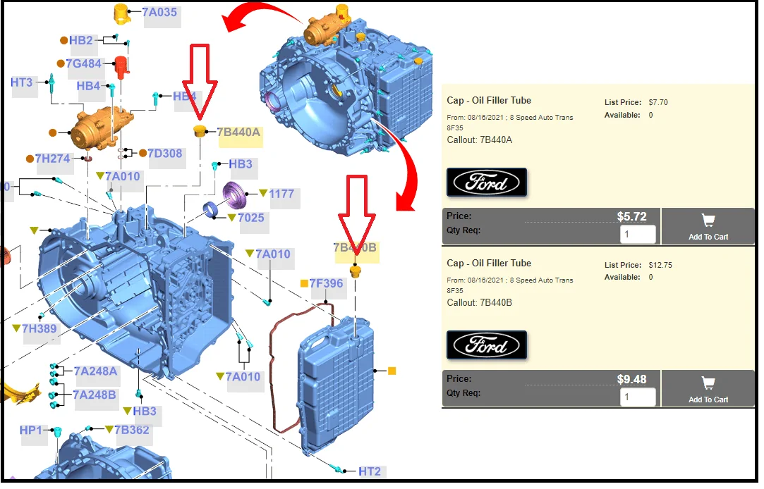 Ford Maverick Transmission fluid maintenance 8F35