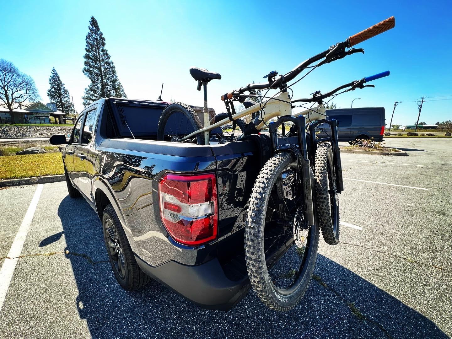 Ford Maverick Bike Racks... Tailgate Pad or Hitch Rack for frequent use. 6D9AECDA-EF3A-4BDB-BB17-BE978EFBC8F3