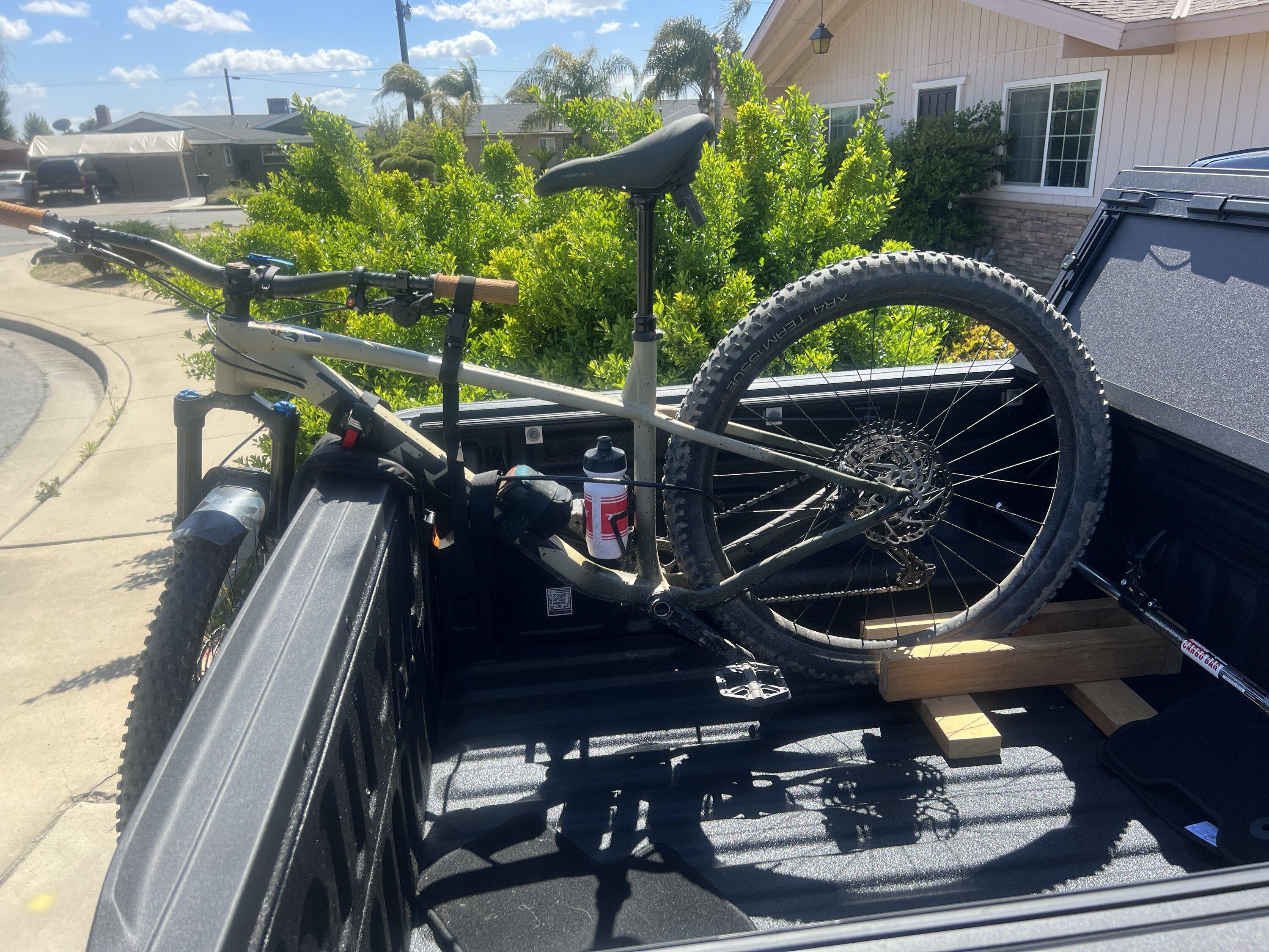 Ford Maverick Bike Racks... Tailgate Pad or Hitch Rack for frequent use. IMG_2504
