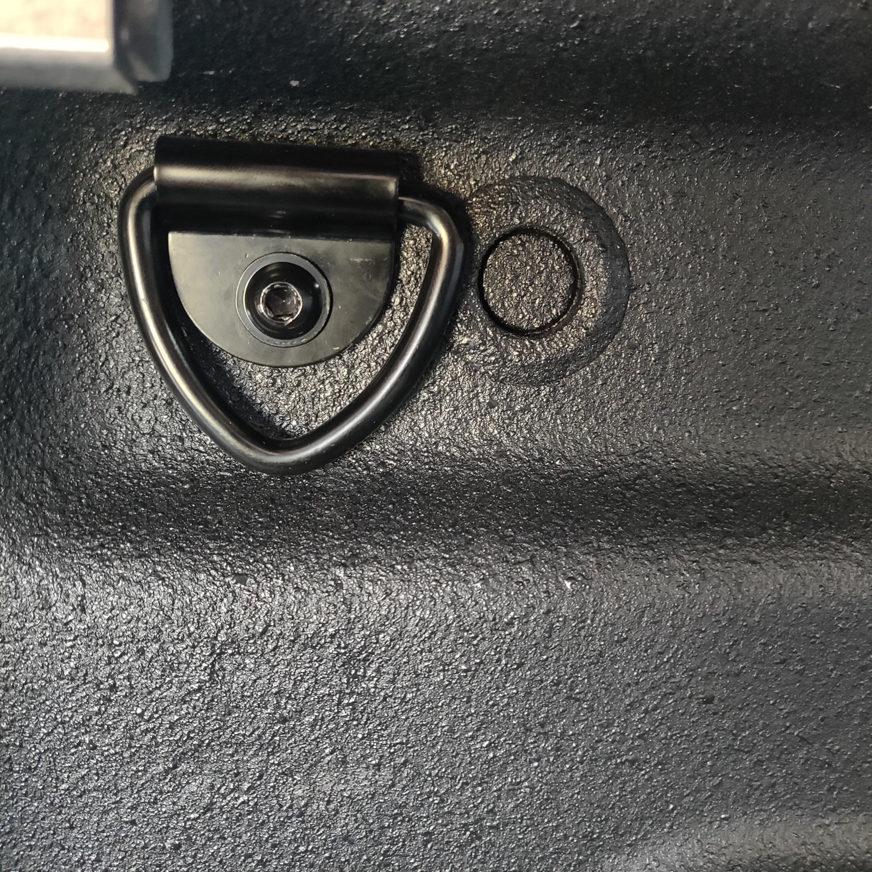 Ford Maverick Installed ring tie down anchors in bed IMG_20230621_193508