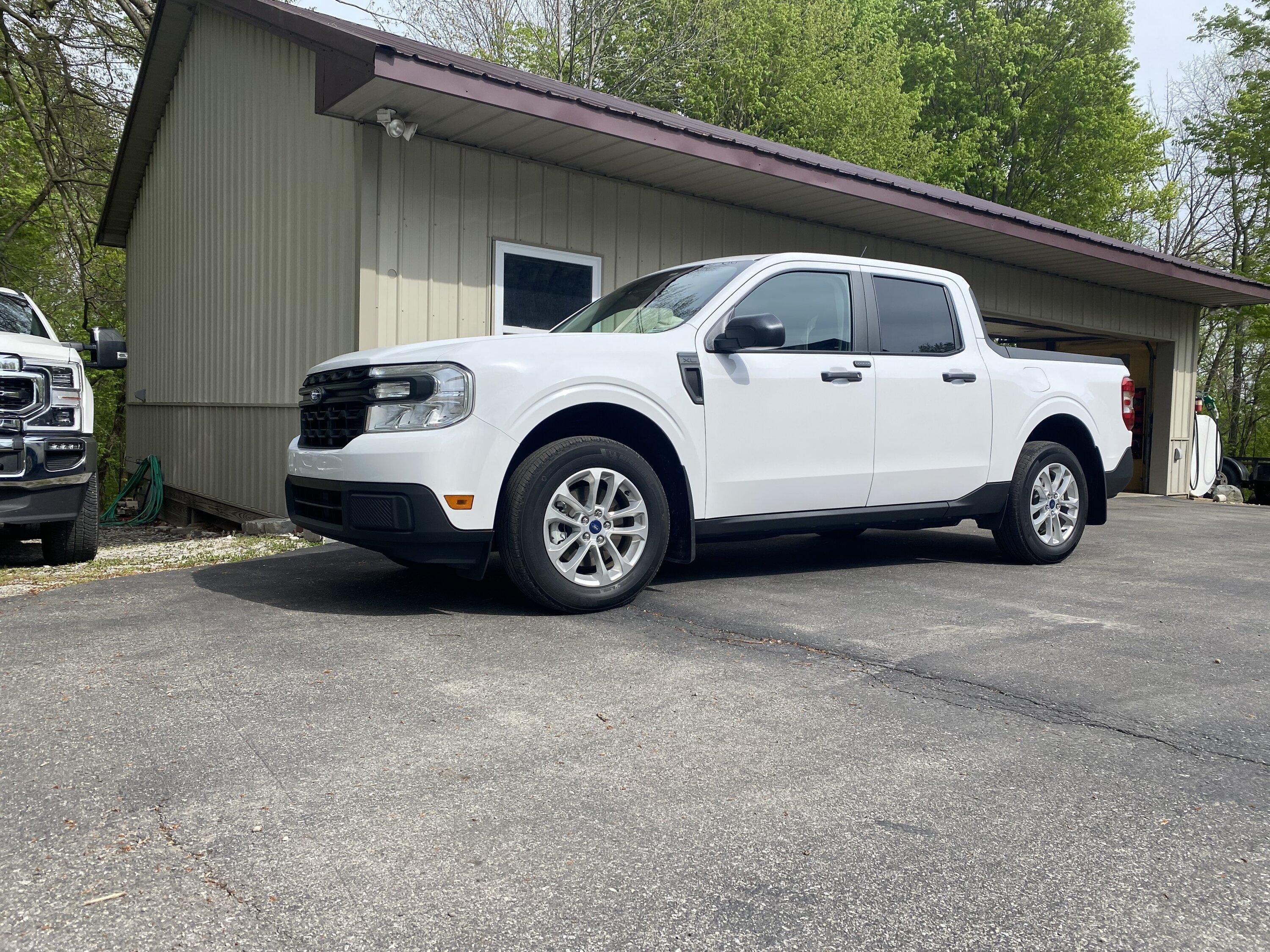Ford Maverick Escape wheels installed IMG_8916
