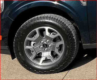 Ford Maverick Escape wheels installed Captur