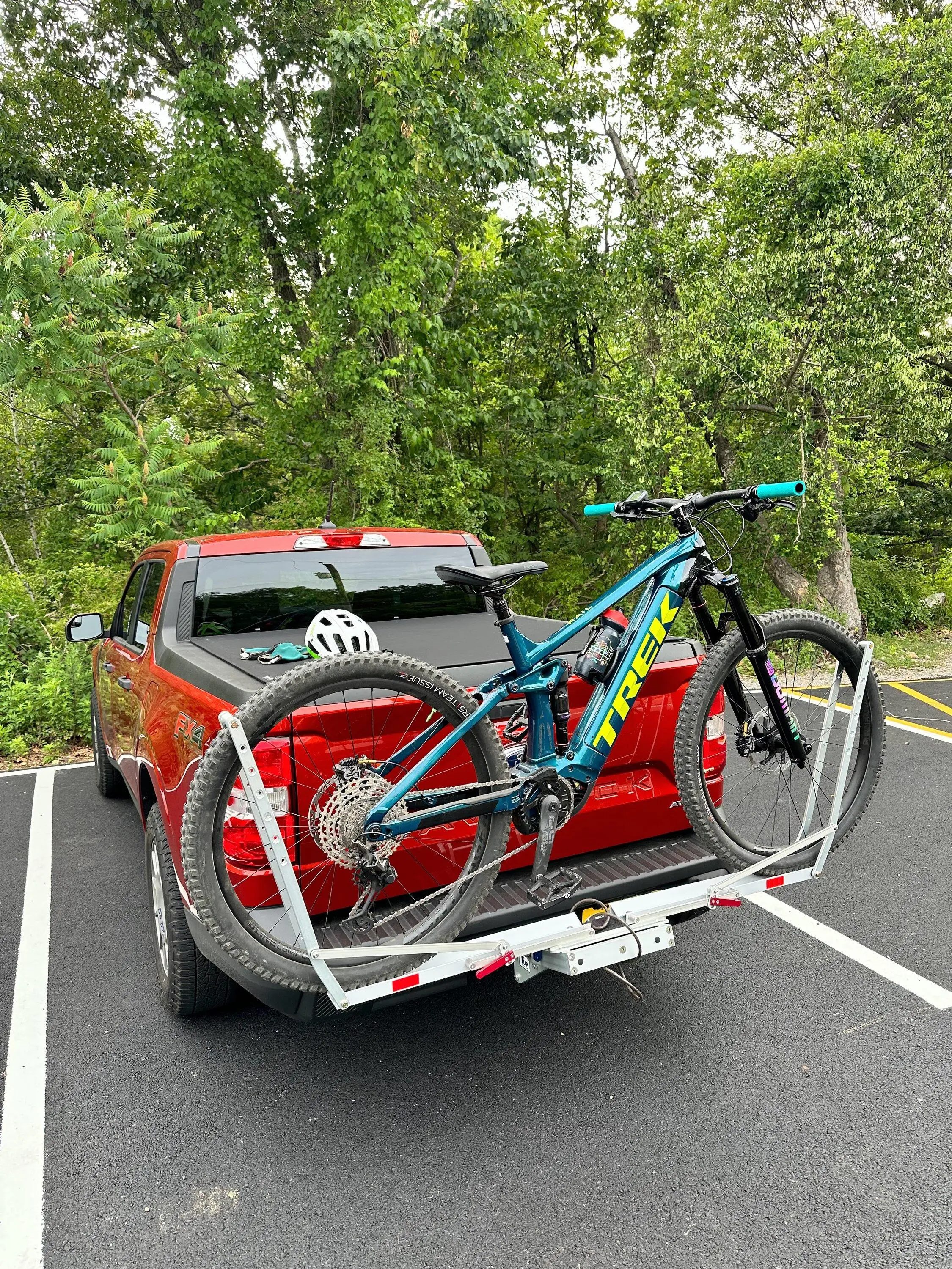 Ford Maverick Bike Racks... Tailgate Pad or Hitch Rack for frequent use. IMG_2165